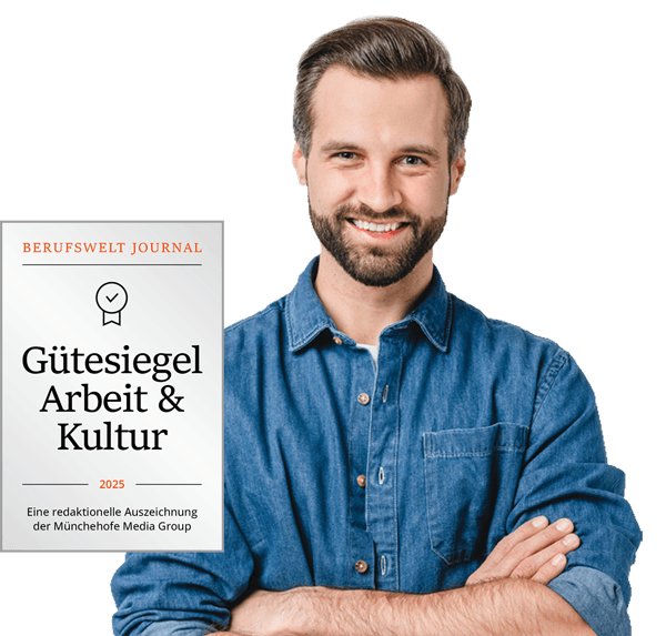 Ausgezeichnetes Unternehmen mit dem Gütesiegel Arbeit & Kultur