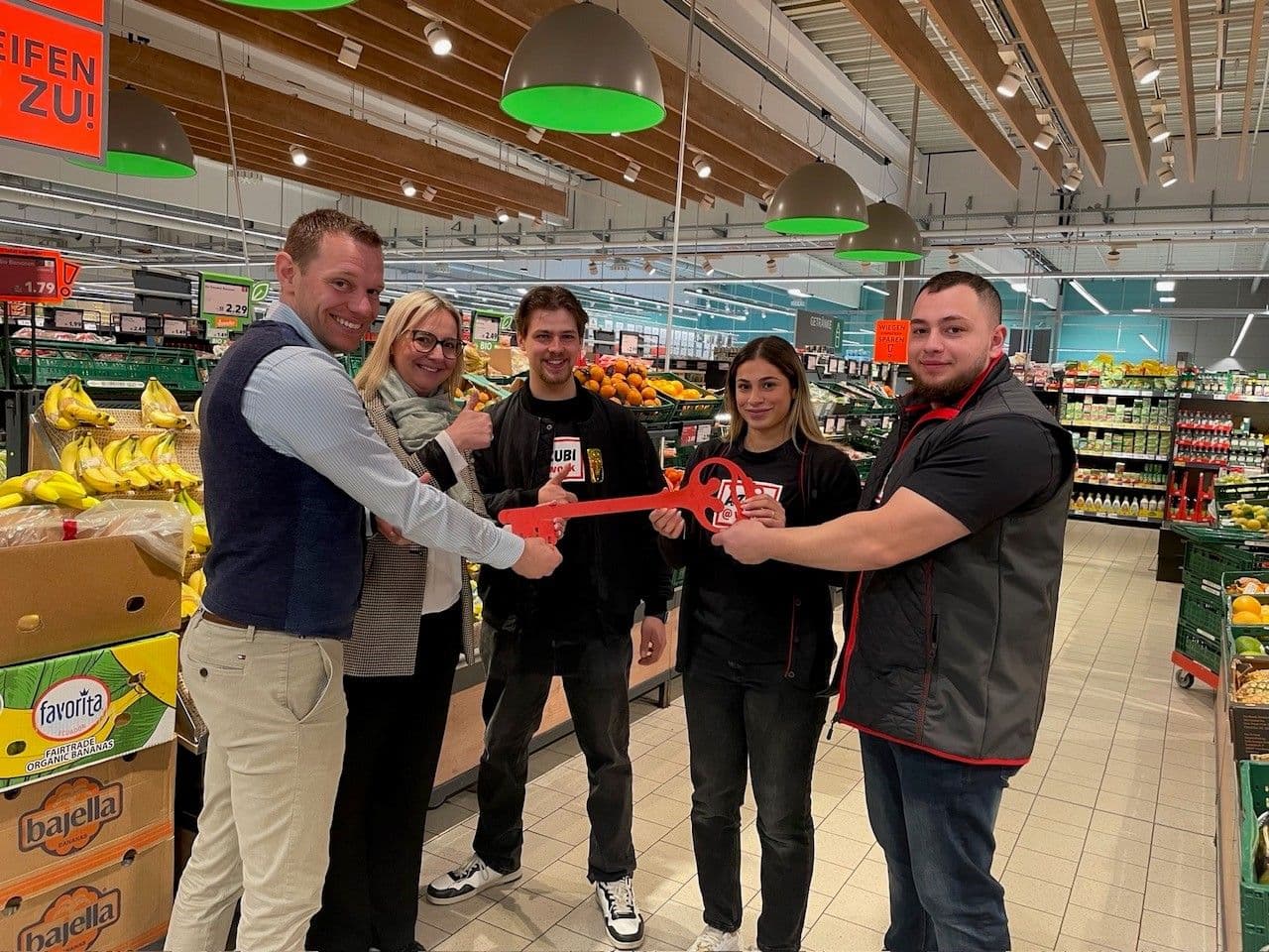 Azubi@work: Junge Talente übernehmen die Leitung der Frischebereiche bei Kaufland Erbach
