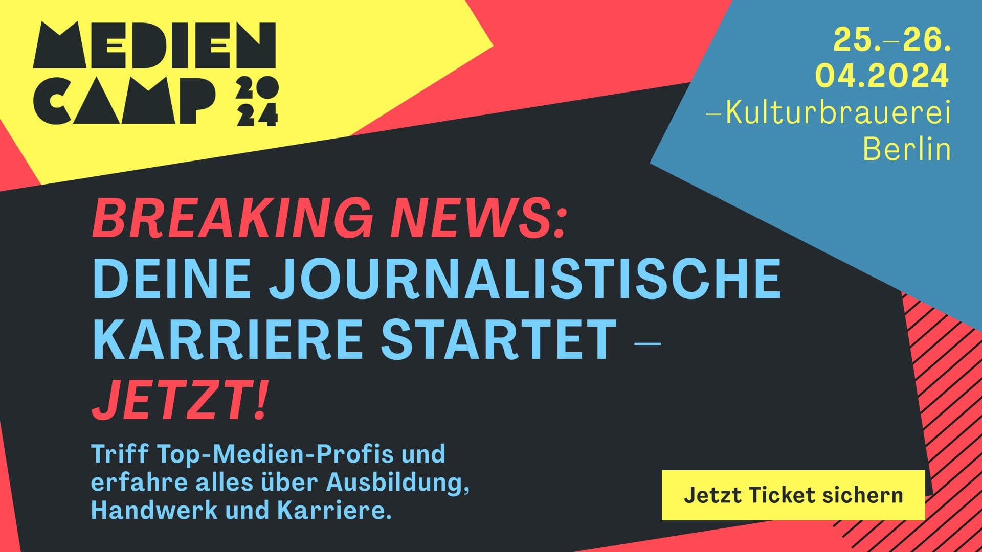 Junge Talente treffen auf Medienprofis: Das erste Medien Camp in Berlin